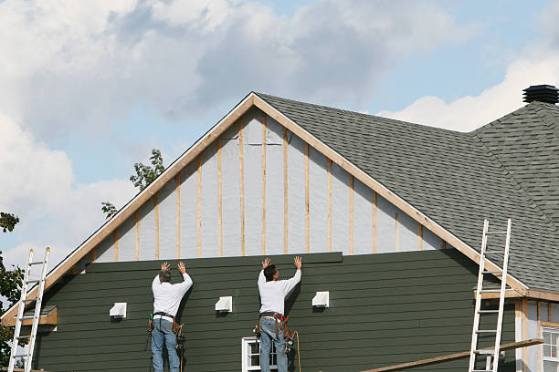 Professional Emergency Siding Repair technician working in Latrobe, PA